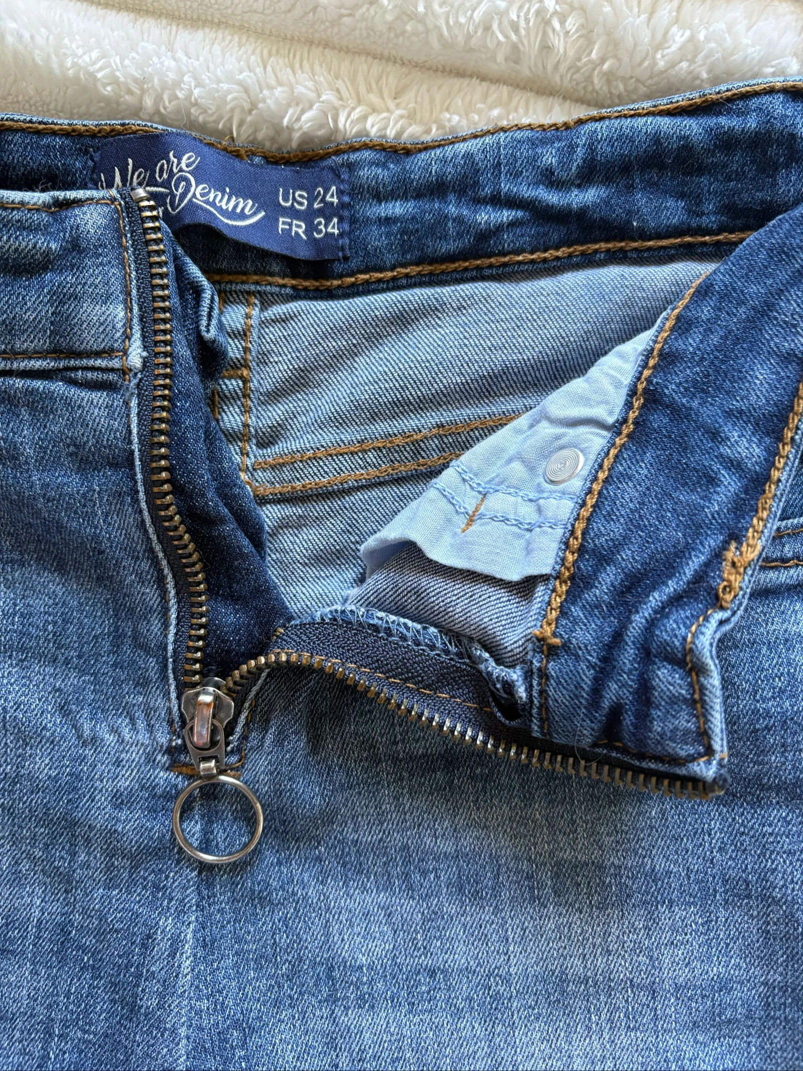 Korte jeanshanger maat 34 – photo 3